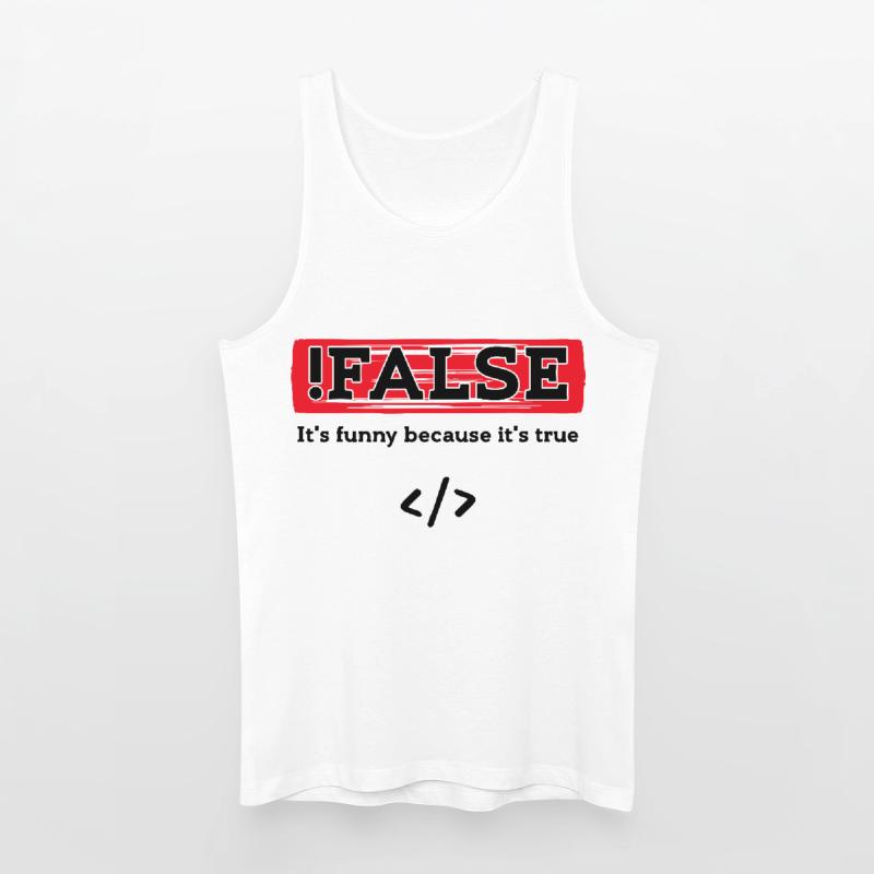 Code Debug Programmierer Developer Lustige Sprüche Männer Bio Tank Top