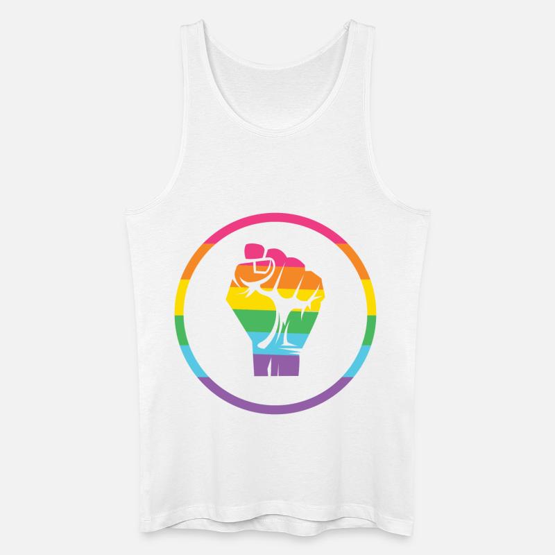 LGBTQ-Pride-Monat - Pride! - Männer Bio Tank Top - Weiß