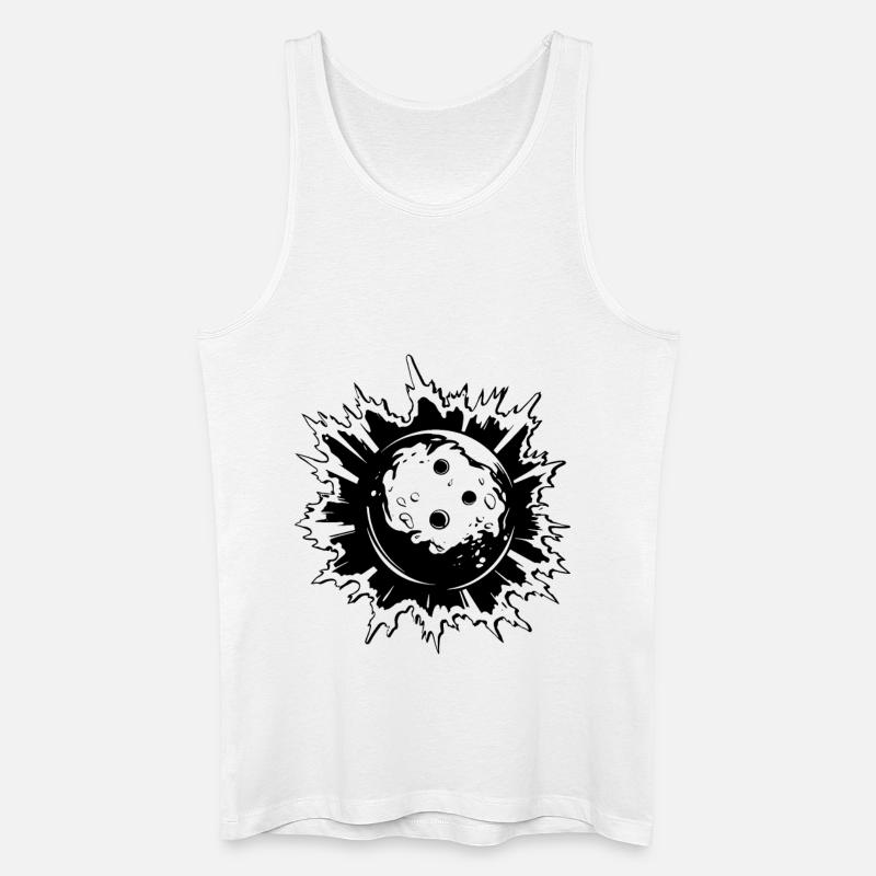 Bowling - Männer Bio Tank Top - Weiß
