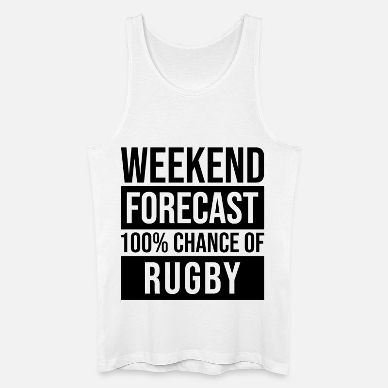 Rugby - Men’s Organic Tank Top - white