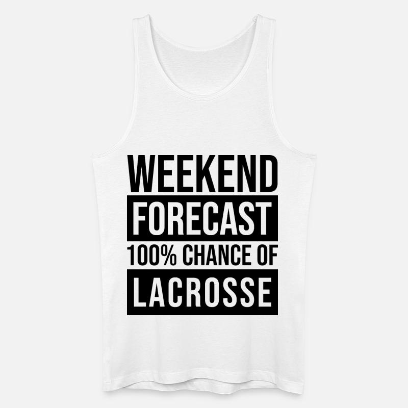 Lacrosse - Männer Bio Tank Top - Weiß