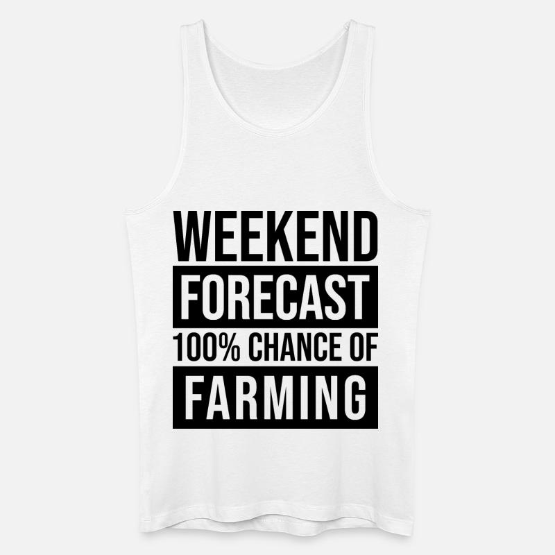 Bauernhof - Männer Bio Tank Top - Weiß