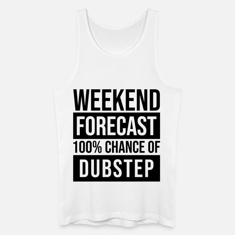 Dubstep - Männer Bio Tank Top - Weiß