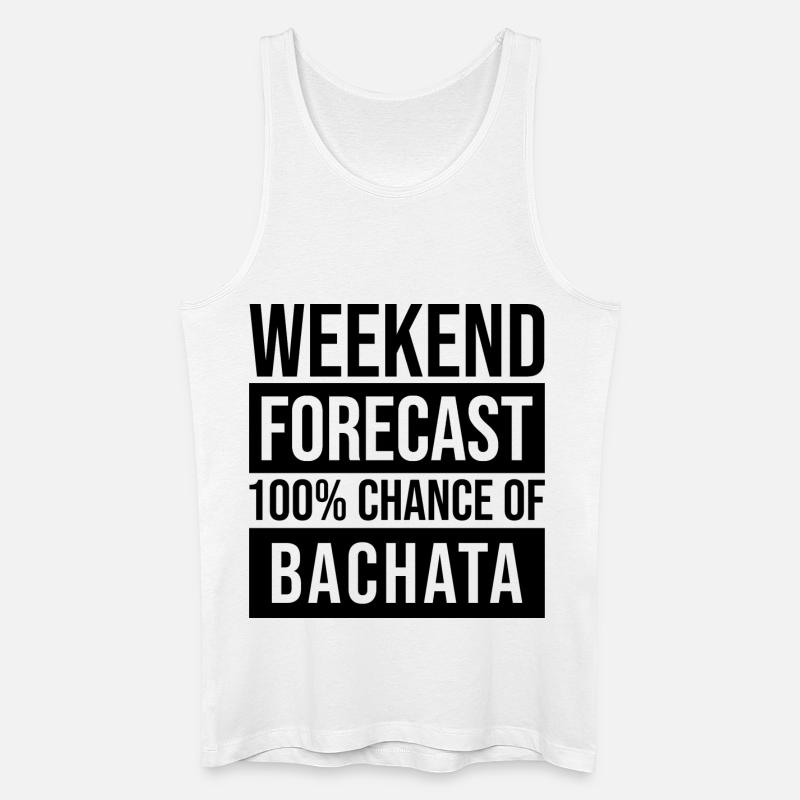 Bachata - Männer Bio Tank Top - Weiß