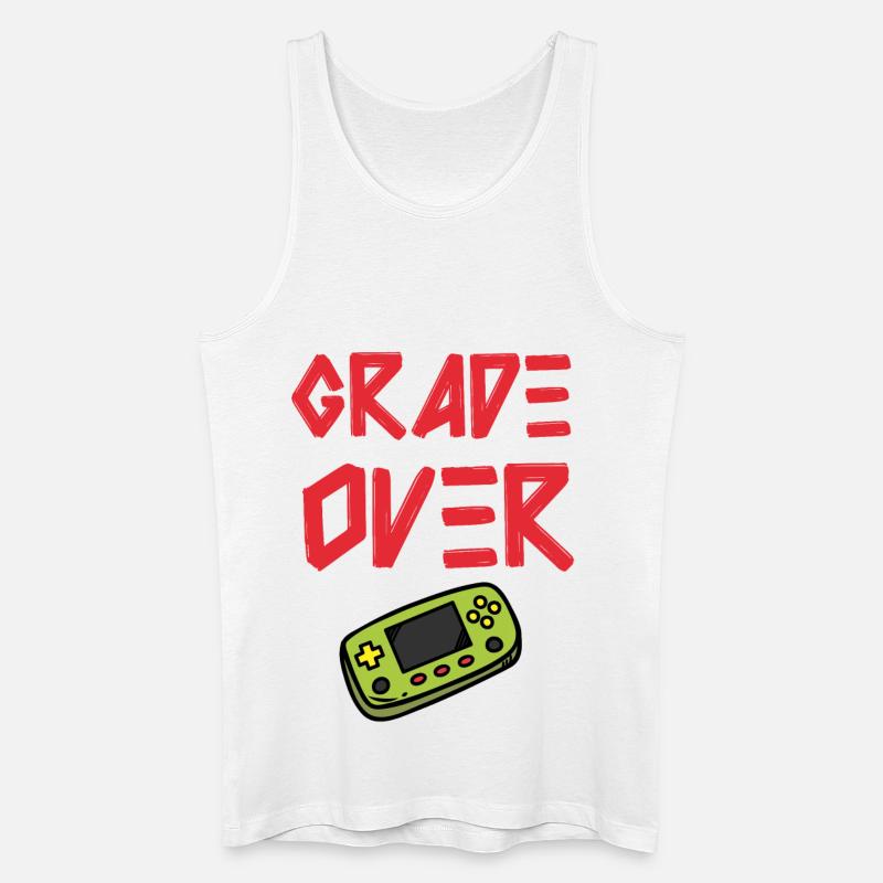 Game Over: Abschluss gewonnen! - Männer Bio Tank Top - Weiß