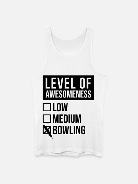 bowling - Débardeur bio Homme - blanc
