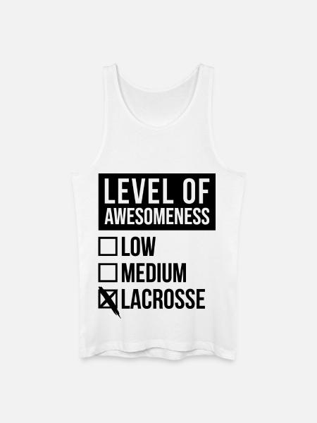 Lacrosse Lacrosse Lacrosse - Men’s Organic Tank Top - white