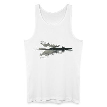 Rower - Men’s Organic Tank Top - white - Front