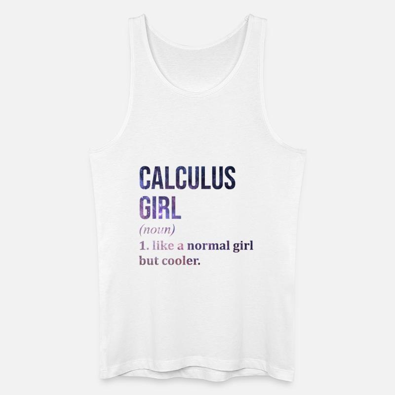 Infinitesimalrechnung - Männer Bio Tank Top - Weiß
