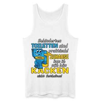 Disabled toilet - Men’s Organic Tank Top - white - Front