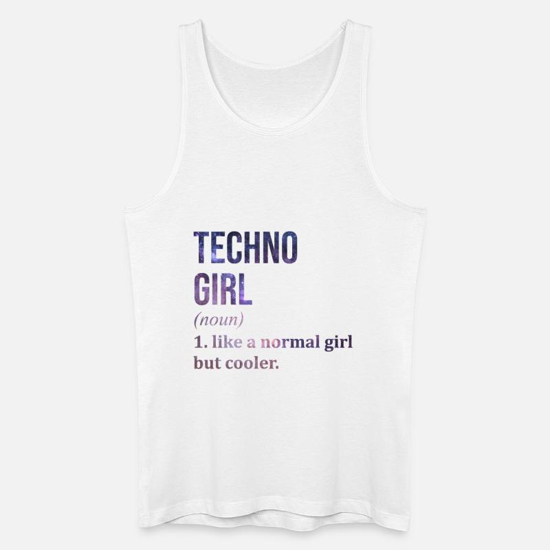 Techno Techno Techno - Men’s Organic Tank Top - white