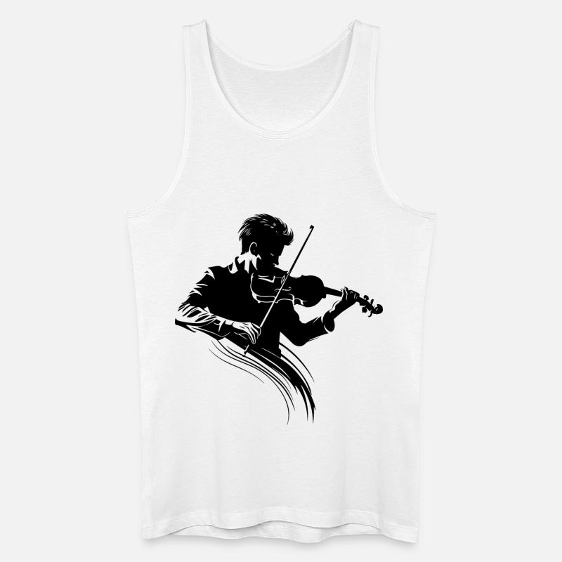 Geiger - Männer Bio Tank Top - Weiß