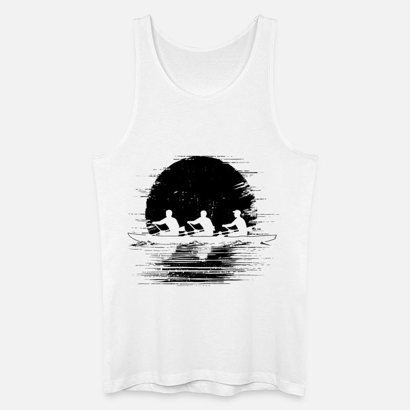 Ruderteam - Männer Bio Tank Top - Weiß