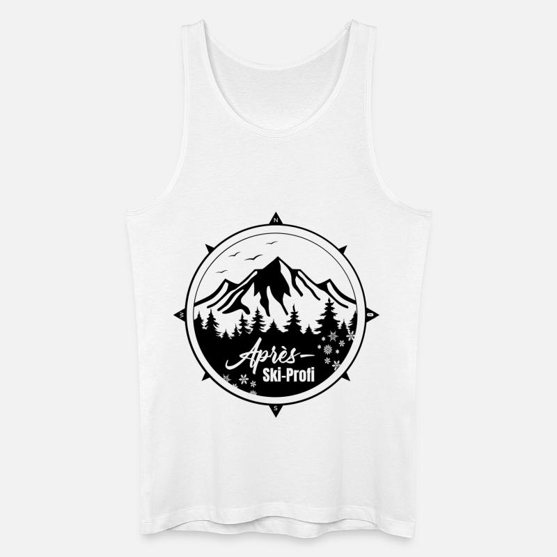 Apres ski profi - Männer Bio Tank Top - Weiß