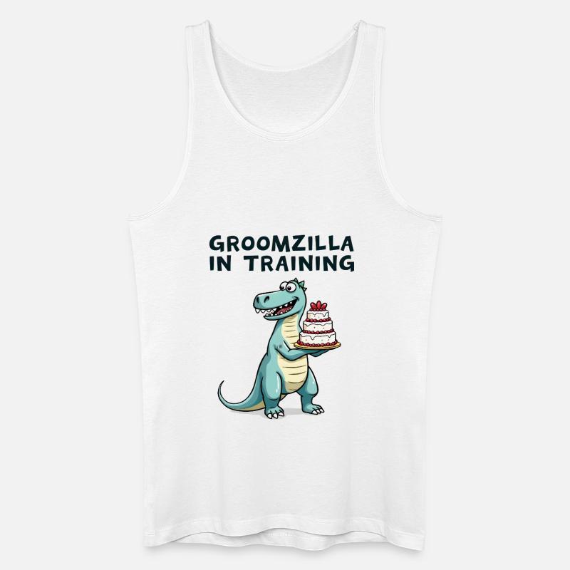 Groomzilla in Training - Männer Bio Tank Top - Weiß