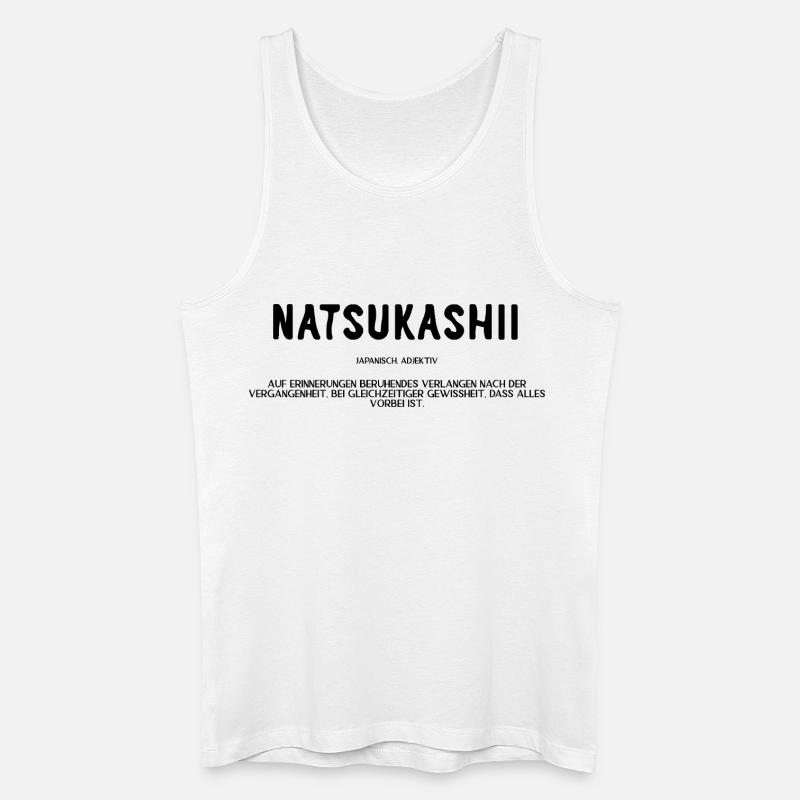 Natsukashii - Männer Bio Tank Top - Weiß