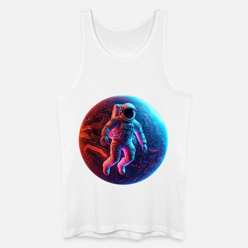 astro - Männer Bio Tank Top - Weiß