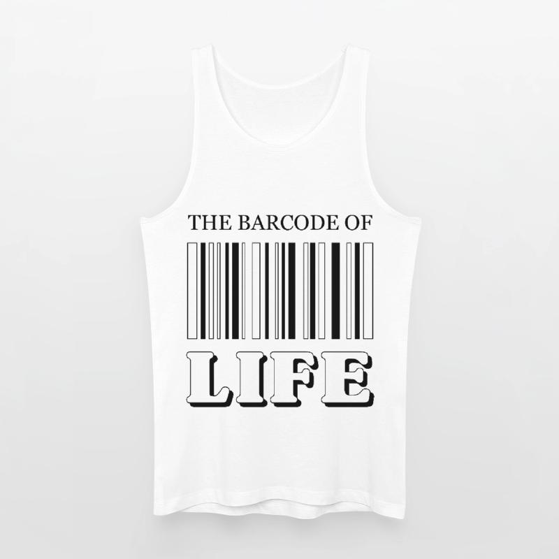 Le code-barres de la vie / Der Strichcode des Lebens Débardeur bio Homme