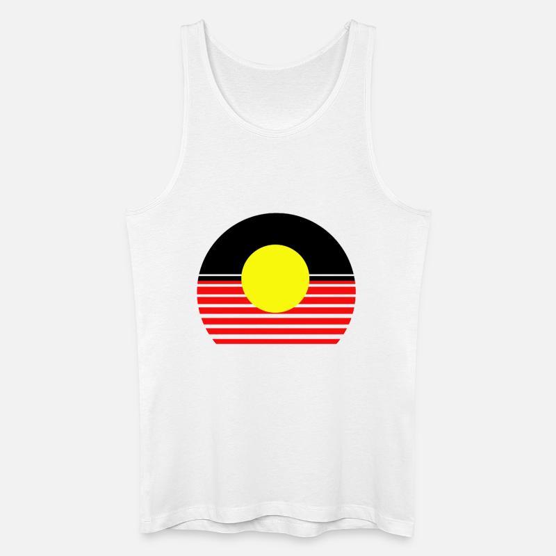 Aborigines in Australien - Männer Bio Tank Top - Weiß