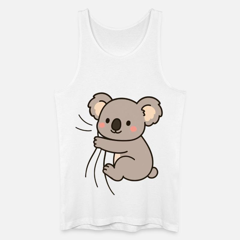 Lieber kleiner Koala - Männer Bio Tank Top - Weiß