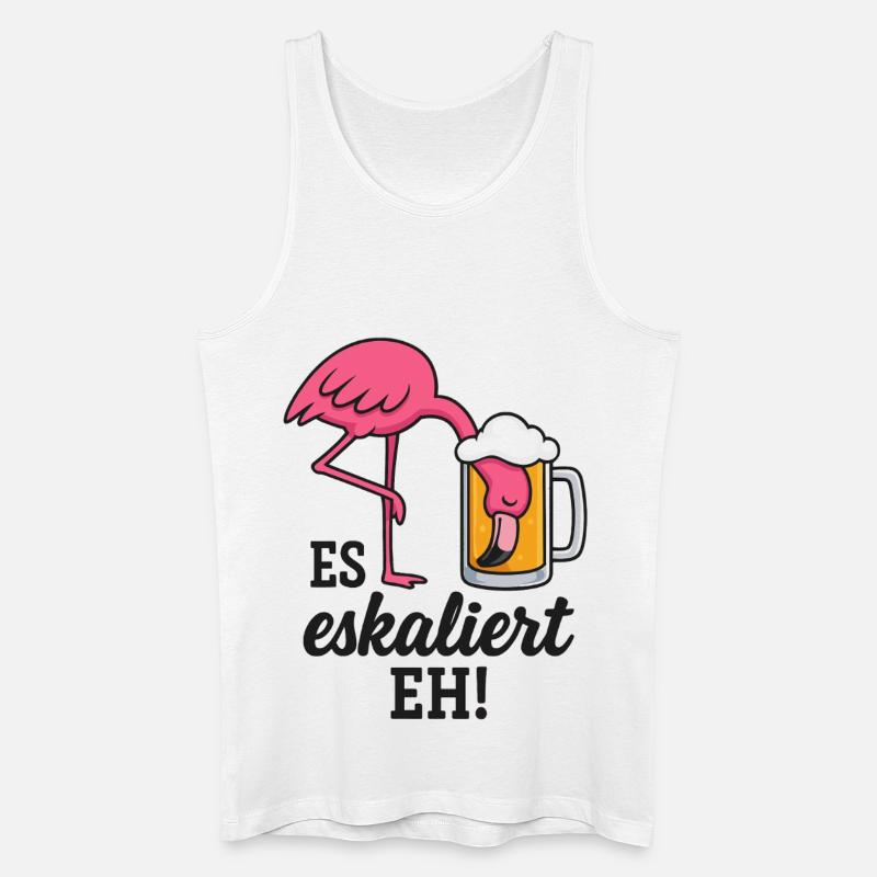 Es eskaliert! EH! - Männer Bio Tank Top - Weiß