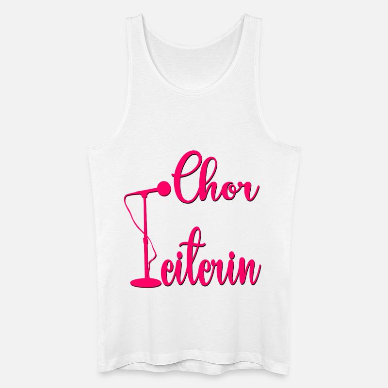 Hobby Chor Leitung Chorleiterin - Männer Bio Tank Top - Weiß