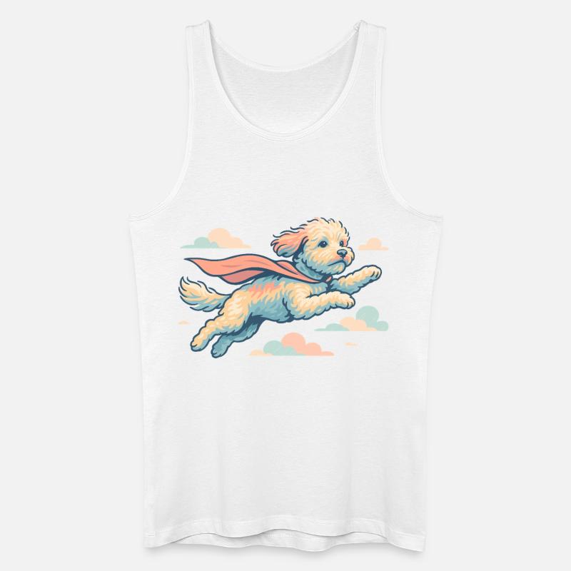 Super Hund Havapoo Cape Umhang Geschenk - Männer Bio Tank Top - Weiß