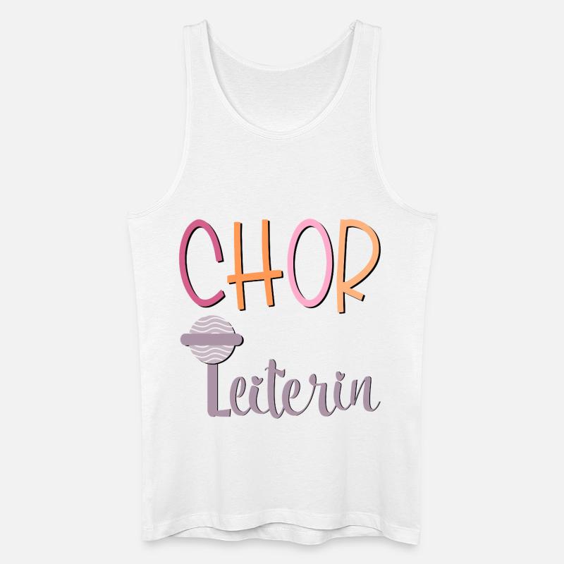 CHOR LEITUNG SINGEN CHORLEITERIN - Männer Bio Tank Top - Weiß