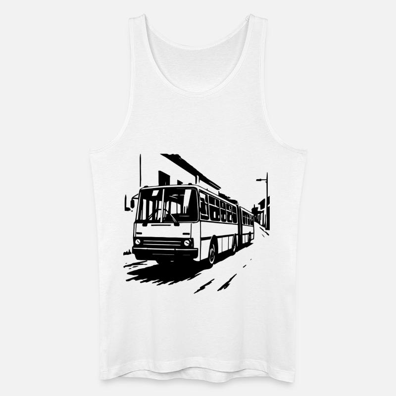 Ostblock-Bus Legende - Männer Bio Tank Top - Weiß