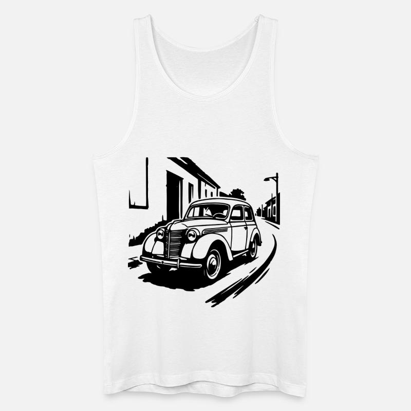 Straßenklassiker 401 - Männer Bio Tank Top - Weiß