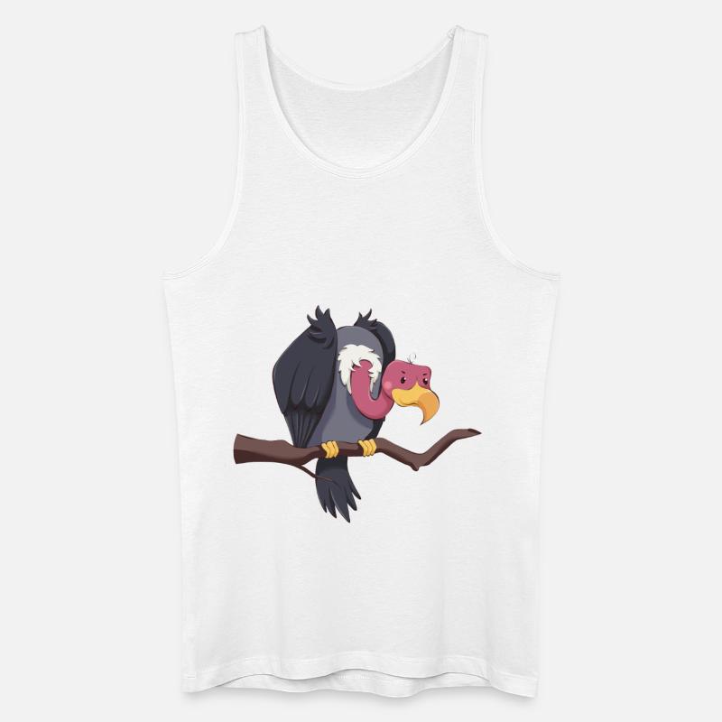 Geier - Männer Bio Tank Top - Weiß