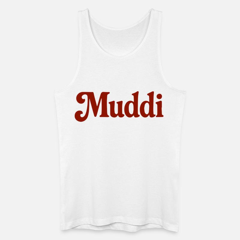 Herzstück Muddi - Männer Bio Tank Top - Weiß