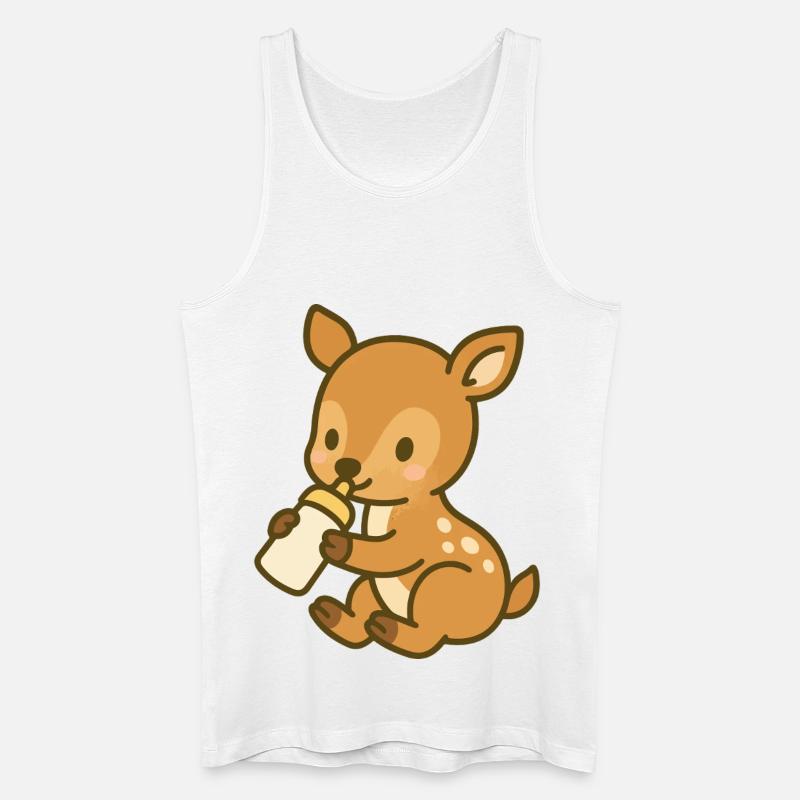 Fläschchen-Kitzliebe - Männer Bio Tank Top - Weiß