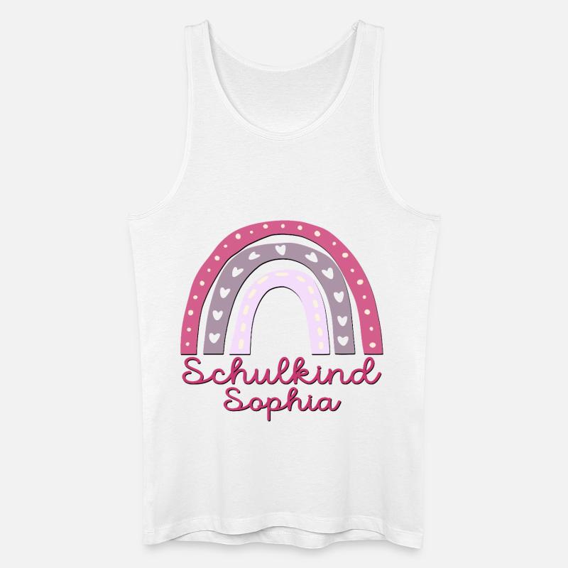 Schulanfang Schulkind Sophia - Männer Bio Tank Top - Weiß