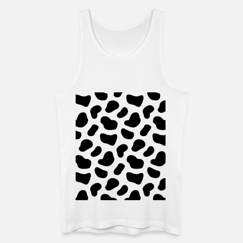 Dalmatiner Muster - Männer Bio Tank Top - Weiß