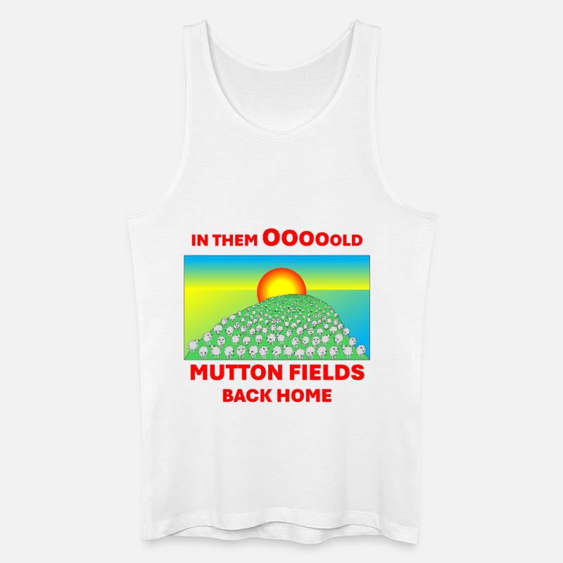 Mutton Fields - Men’s Organic Tank Top - white