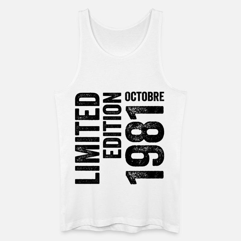1981  - Männer Bio Tank Top - Weiß