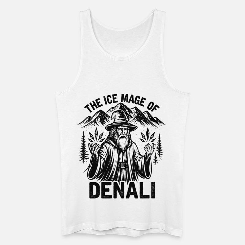 Der Eiszauberer von Denali - Männer Bio Tank Top - Weiß