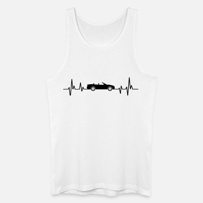 Cabrio Auto Cabrio Auto - Männer Bio Tank Top - Weiß