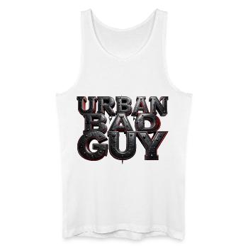 Méchant Fétichisme urbain - Débardeur bio Homme - blanc - Devant