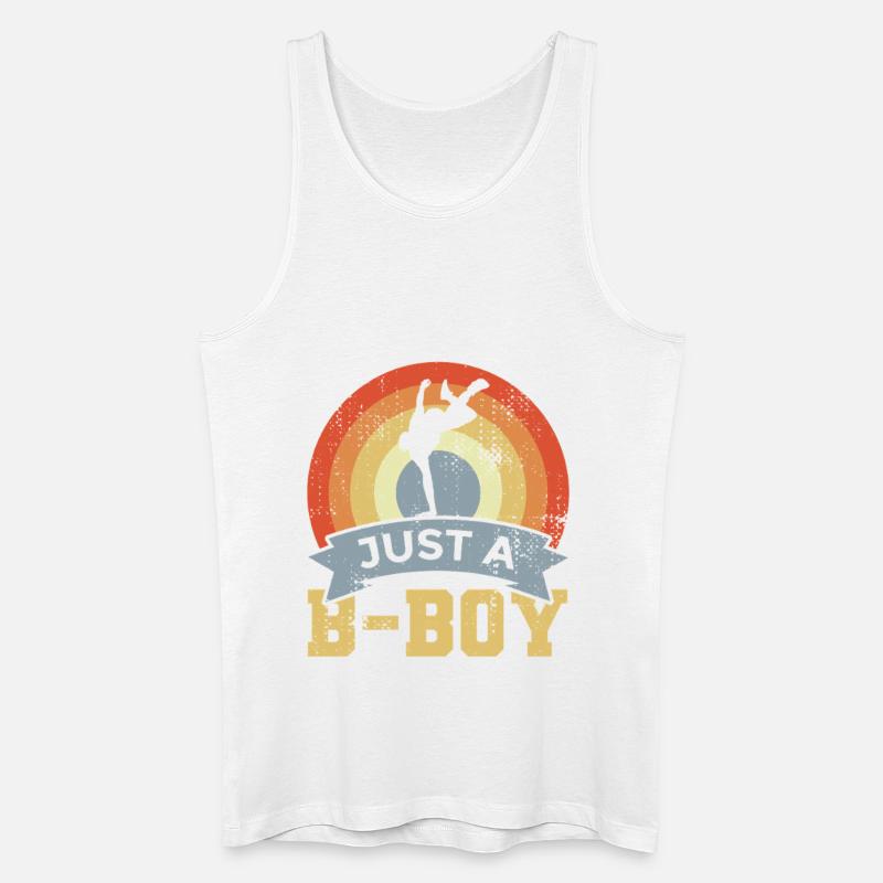 Breakdancer Junge - Männer Bio Tank Top - Weiß