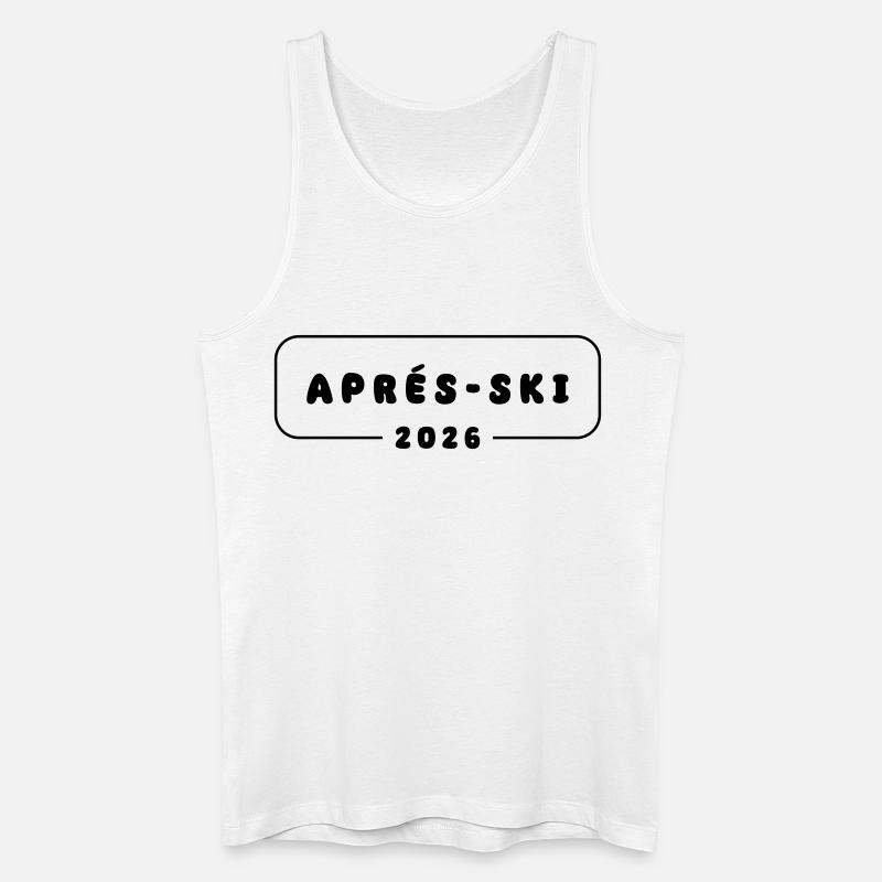 Apres Ski 2026 - Männer Bio Tank Top - Weiß