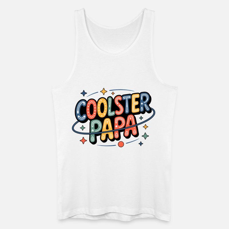 Coolster Dada Neonfarben - Männer Bio Tank Top - Weiß