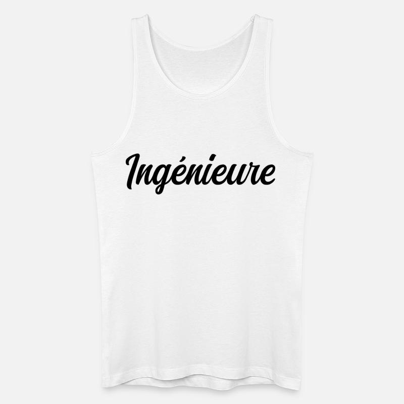 Technical Design Engineer Science Project - Men’s Organic Tank Top - white
