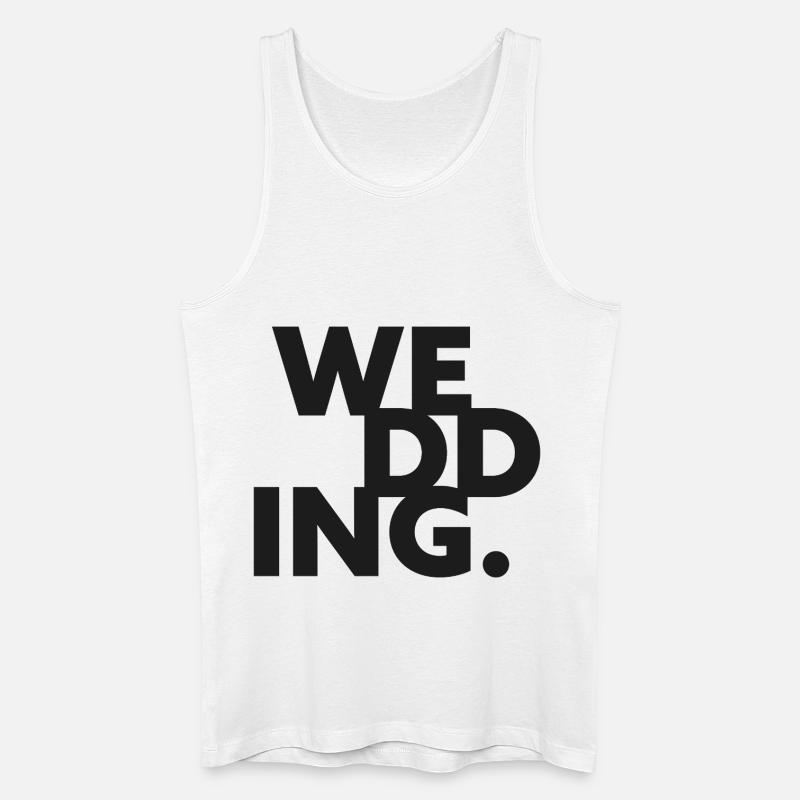 GIUDAN Berlin Collection: WEDDING - Männer Bio Tank Top - Weiß