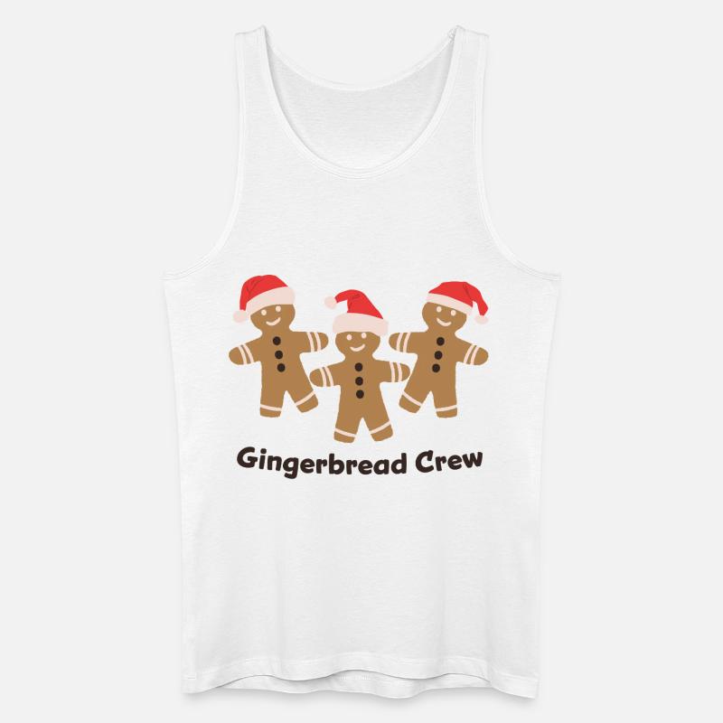 Gingerbread Crew - Weihnachten Plätzchen backen  - Männer Bio Tank Top - Weiß