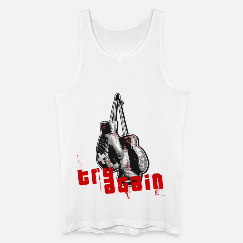 Boxing - Männer Bio Tank Top - Weiß
