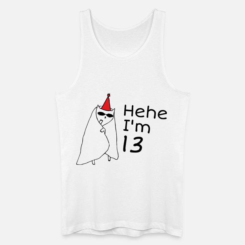 13-jähriges Jubiläum – 13-jähriges Jubiläumsgeschenk - Männer Bio Tank Top - Weiß