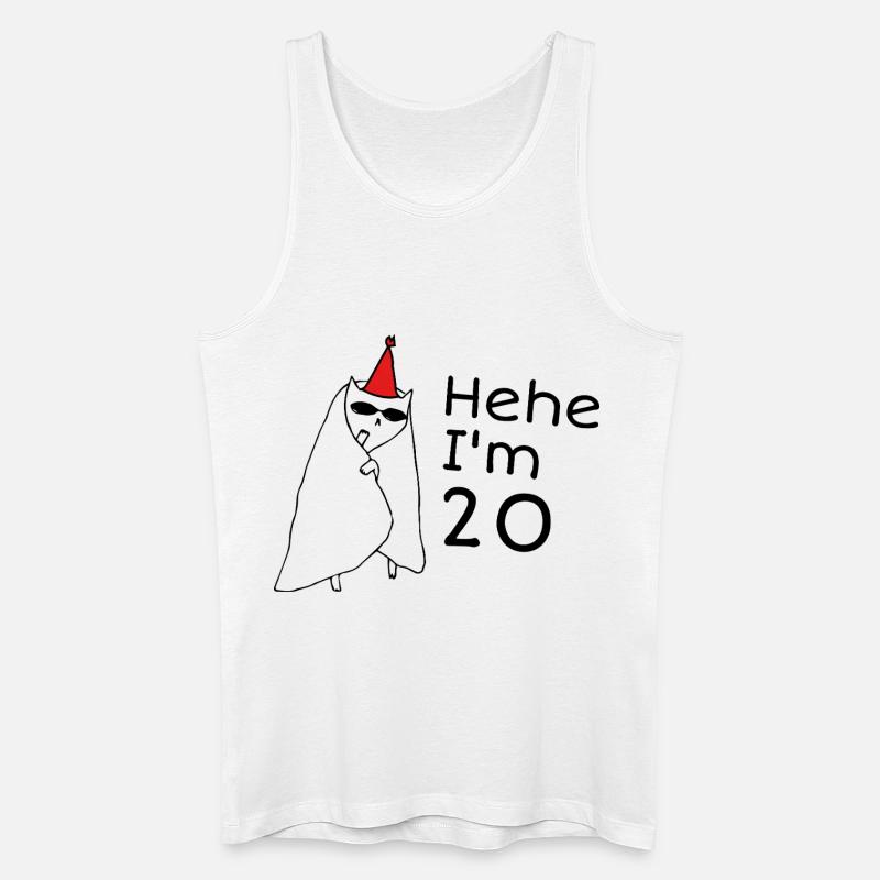 20-jähriges Jubiläum – 20-jähriges Jubiläumsgeschenk - Männer Bio Tank Top - Weiß