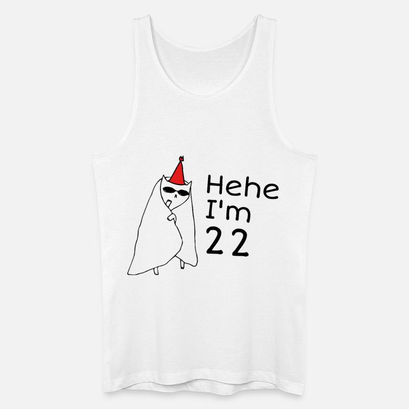 22-jähriges Jubiläum – 22-jähriges Jubiläumsgeschenk - Männer Bio Tank Top - Weiß